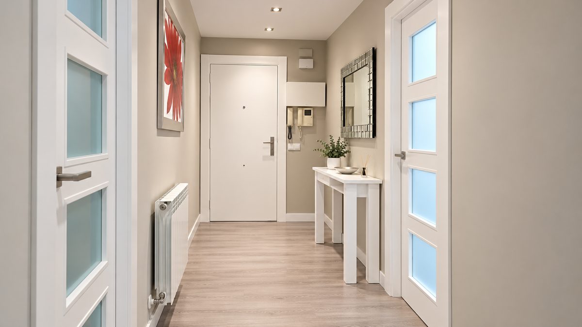 Entrance hall of the holiday apartment in Logroño